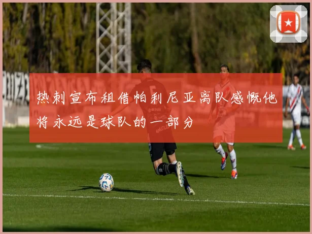 热刺宣布租借帕利尼亚离队感慨他将永远是球队的一部分